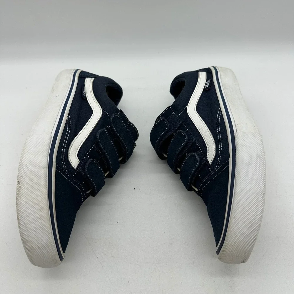 Vans 721454 Mens Size 8 Navy Old Skool V Pro VN0A3D29NVY Hook & Loop Skate Shoes